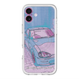 スリムプロテクションプレミアムケース with MagSafe［ CAPPUCCINO Halftone - Purple ］