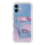 スリムプロテクションプレミアムケース with MagSafe［ CAPPUCCINO Halftone - Purple ］