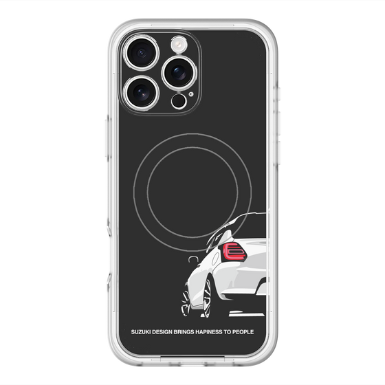 スリムプロテクションプレミアムケース with MagSafe［ SWIFT - White ］