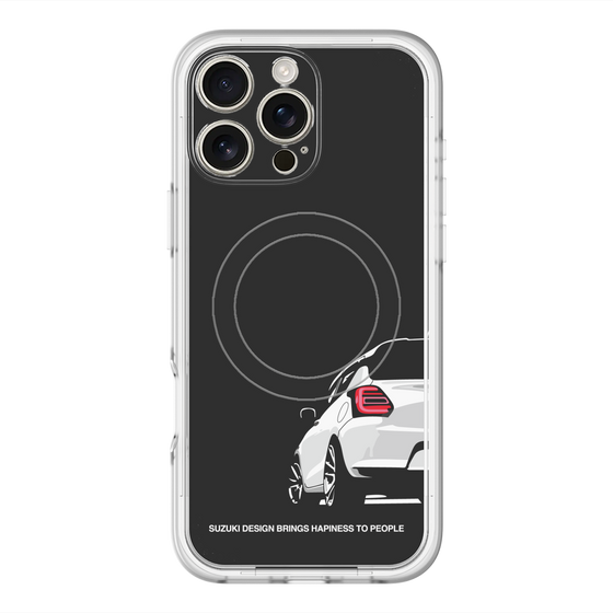 スリムプロテクションプレミアムケース with MagSafe［ SWIFT - White ］