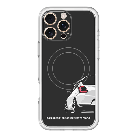 スリムプロテクションプレミアムケース with MagSafe［ SWIFT - White ］