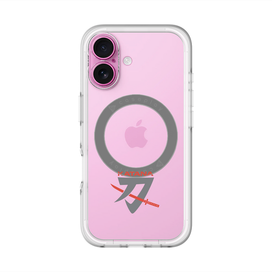 スリムプロテクションプレミアムケース with MagSafe［ KATANA logo ］