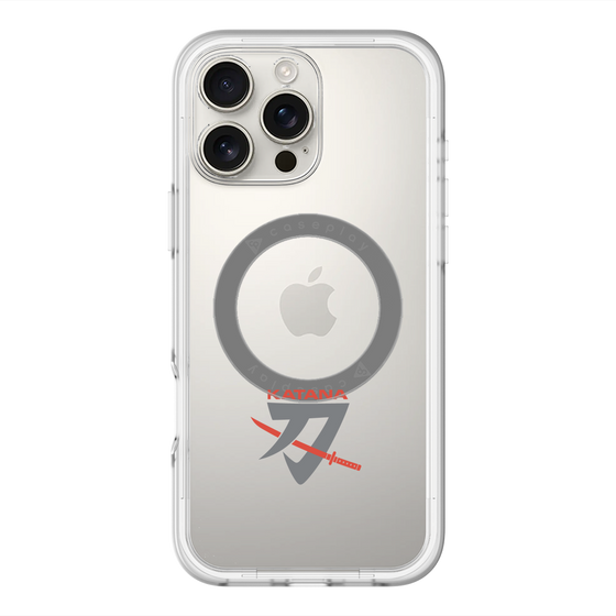 スリムプロテクションプレミアムケース with MagSafe［ KATANA logo ］