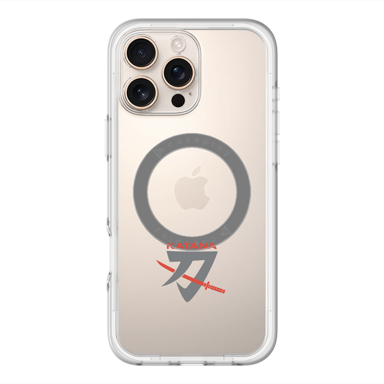 スリムプロテクションプレミアムケース with MagSafe［ KATANA logo ］