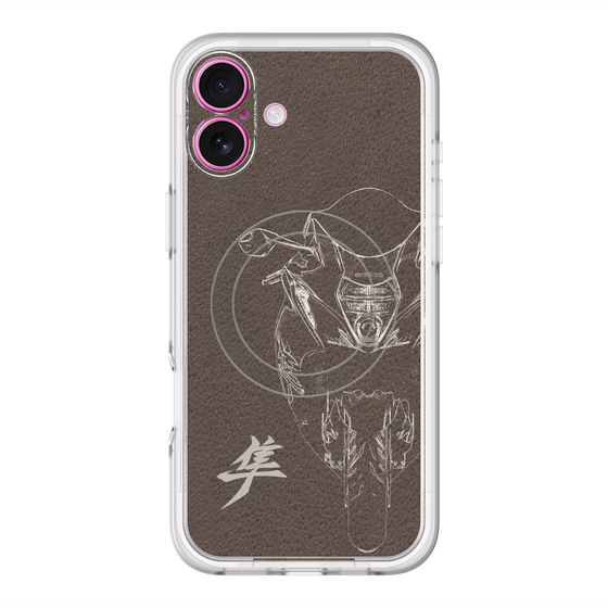 スリムプロテクションプレミアムケース with MagSafe［ Hayabusa Front ］