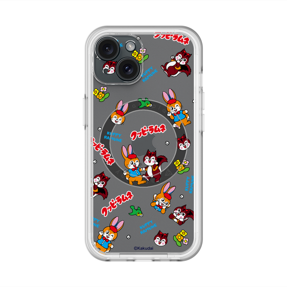 スリムプロテクションプレミアムケース with MagSafe［ クッピーラムネ - クッピーとラム ］