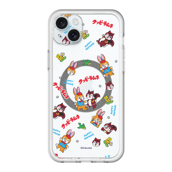 スリムプロテクションプレミアムケース with MagSafe［ クッピーラムネ - クッピーとラム ］