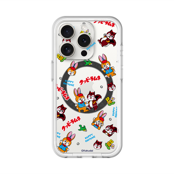 スリムプロテクションプレミアムケース with MagSafe［ クッピーラムネ - クッピーとラム ］