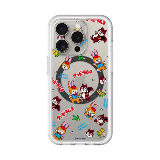 スリムプロテクションプレミアムケース with MagSafe［ クッピーラムネ - クッピーとラム ］