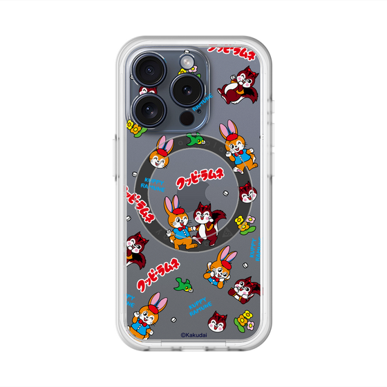スリムプロテクションプレミアムケース with MagSafe［ クッピーラムネ - クッピーとラム ］