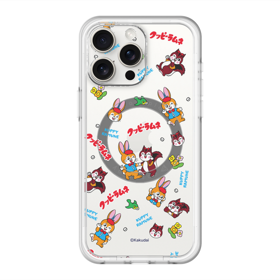 スリムプロテクションプレミアムケース with MagSafe［ クッピーラムネ - クッピーとラム ］