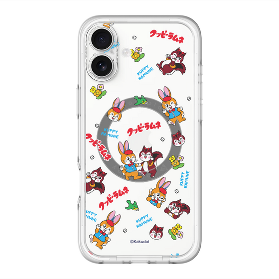 スリムプロテクションプレミアムケース with MagSafe［ クッピーラムネ - クッピーとラム ］