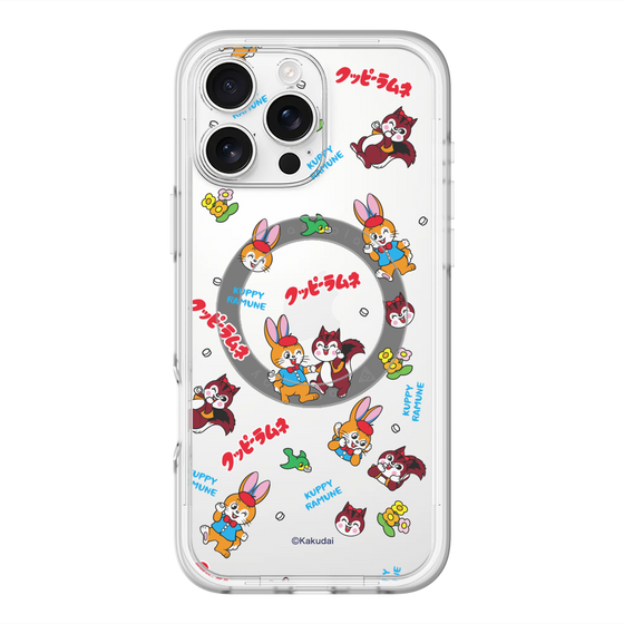 スリムプロテクションプレミアムケース with MagSafe［ クッピーラムネ - クッピーとラム ］