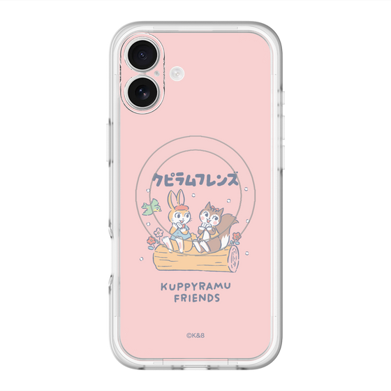 スリムプロテクションプレミアムケース with MagSafe［ クピラムフレンズ - フレンズ ］