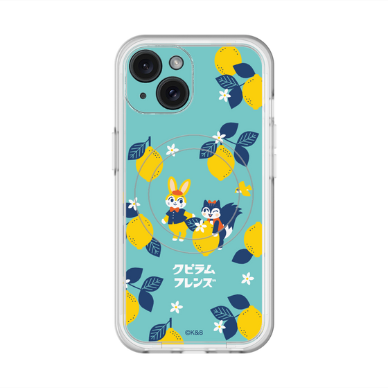 スリムプロテクションプレミアムケース with MagSafe［ クピラムフレンズ - レモン ］
