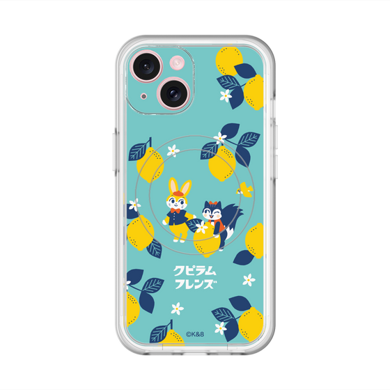スリムプロテクションプレミアムケース with MagSafe［ クピラムフレンズ - レモン ］