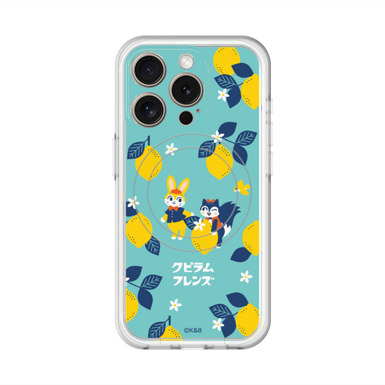 スリムプロテクションプレミアムケース with MagSafe［ クピラムフレンズ - レモン ］