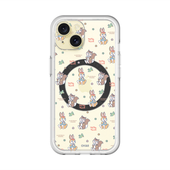 スリムプロテクションプレミアムケース with MagSafe［ クピラムフレンズ - フェイス ］