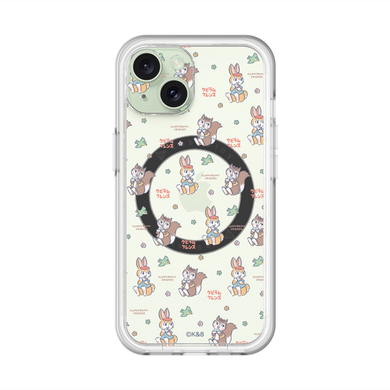 スリムプロテクションプレミアムケース with MagSafe［ クピラムフレンズ - フェイス ］