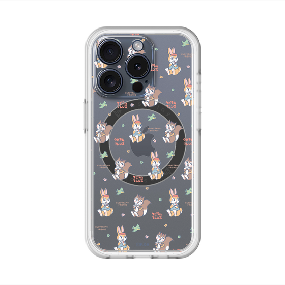 スリムプロテクションプレミアムケース with MagSafe［ クピラムフレンズ - フェイス ］