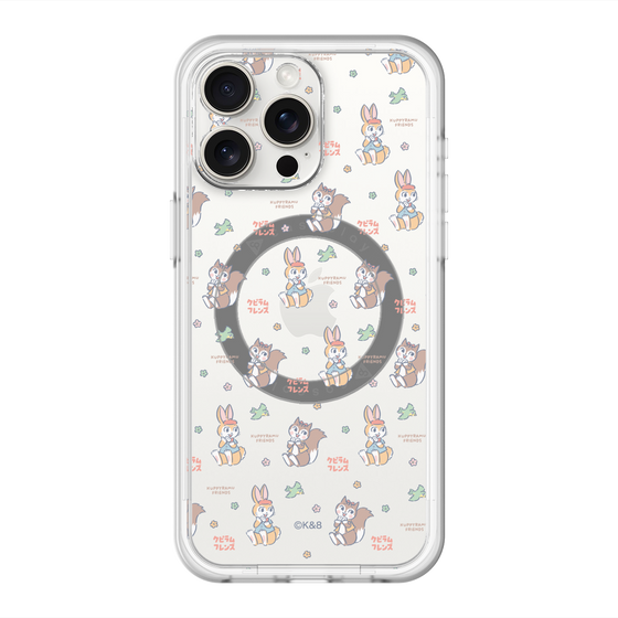 スリムプロテクションプレミアムケース with MagSafe［ クピラムフレンズ - フェイス ］