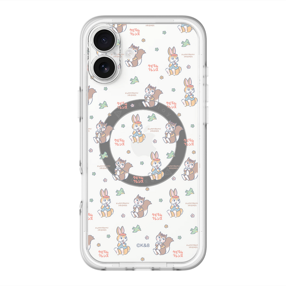 スリムプロテクションプレミアムケース with MagSafe［ クピラムフレンズ - フェイス ］