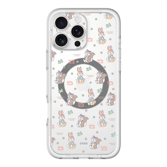 スリムプロテクションプレミアムケース with MagSafe［ クピラムフレンズ - フェイス ］