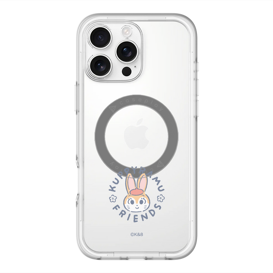 スリムプロテクションプレミアムケース with MagSafe［ クピラムフレンズ - ロゴ - クッピー ］
