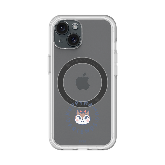 スリムプロテクションプレミアムケース with MagSafe［ クピラムフレンズ - ロゴ - ラム ］