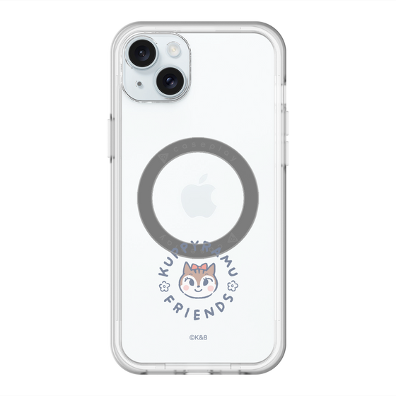 スリムプロテクションプレミアムケース with MagSafe［ クピラムフレンズ - ロゴ - ラム ］