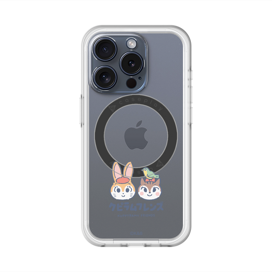 スリムプロテクションプレミアムケース with MagSafe［ クピラムフレンズ - ロゴ - 仲良し ］