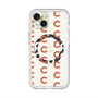 スリムプロテクションプレミアムケース with MagSafe［ オリジナル - CASEPLAYイニシャル総柄 - オレンジ ］