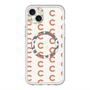 スリムプロテクションプレミアムケース with MagSafe［ オリジナル - CASEPLAYイニシャル総柄 - オレンジ ］