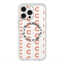スリムプロテクションプレミアムケース with MagSafe［ オリジナル - CASEPLAYイニシャル総柄 - オレンジ ］