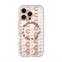 スリムプロテクションプレミアムケース with MagSafe［ オリジナル - CASEPLAYイニシャル総柄 - オレンジ ］