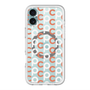 スリムプロテクションプレミアムケース with MagSafe［ オリジナル - CASEPLAYイニシャル総柄 - オレンジ ］