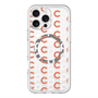 スリムプロテクションプレミアムケース with MagSafe［ オリジナル - CASEPLAYイニシャル総柄 - オレンジ ］