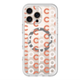 スリムプロテクションプレミアムケース with MagSafe［ オリジナル - CASEPLAYイニシャル総柄 - オレンジ ］
