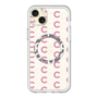スリムプロテクションプレミアムケース with MagSafe［ オリジナル - CASEPLAYイニシャル総柄 - ピンク ］