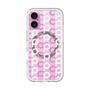 スリムプロテクションプレミアムケース with MagSafe［ オリジナル - CASEPLAYイニシャル総柄 - ピンク ］