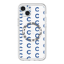 スリムプロテクションプレミアムケース with MagSafe［ オリジナル - CASEPLAYイニシャル総柄 - ネイビー ］