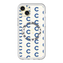スリムプロテクションプレミアムケース with MagSafe［ オリジナル - CASEPLAYイニシャル総柄 - ネイビー ］