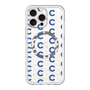 スリムプロテクションプレミアムケース with MagSafe［ オリジナル - CASEPLAYイニシャル総柄 - ネイビー ］
