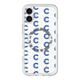 スリムプロテクションプレミアムケース with MagSafe［ オリジナル - CASEPLAYイニシャル総柄 - ネイビー ］
