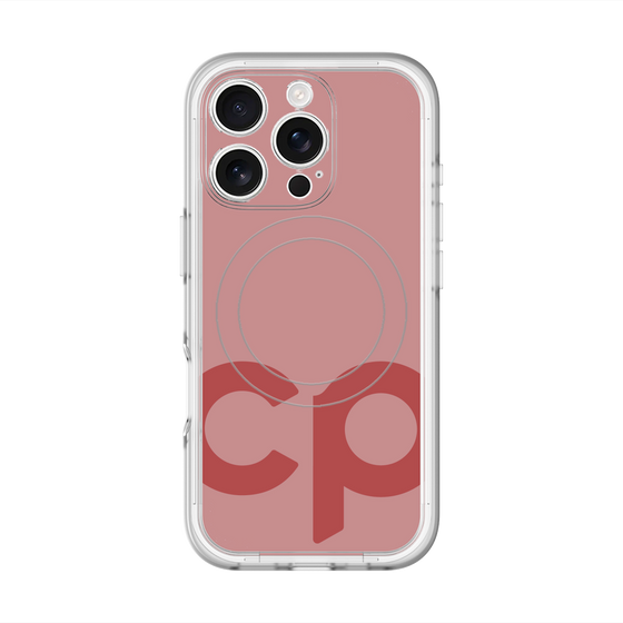 スリムプロテクションプレミアムケース with MagSafe［ オリジナル - CASEPLAYイニシャル - レッド ］