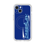 スリムプロテクションプレミアムケース with MagSafe［ オリジナル - Y2Kアレンジ - ブルー ］