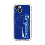 スリムプロテクションプレミアムケース with MagSafe［ オリジナル - Y2Kアレンジ - ブルー ］