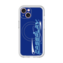 スリムプロテクションプレミアムケース with MagSafe［ オリジナル - Y2Kアレンジ - ブルー ］