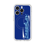スリムプロテクションプレミアムケース with MagSafe［ オリジナル - Y2Kアレンジ - ブルー ］