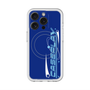 スリムプロテクションプレミアムケース with MagSafe［ オリジナル - Y2Kアレンジ - ブルー ］